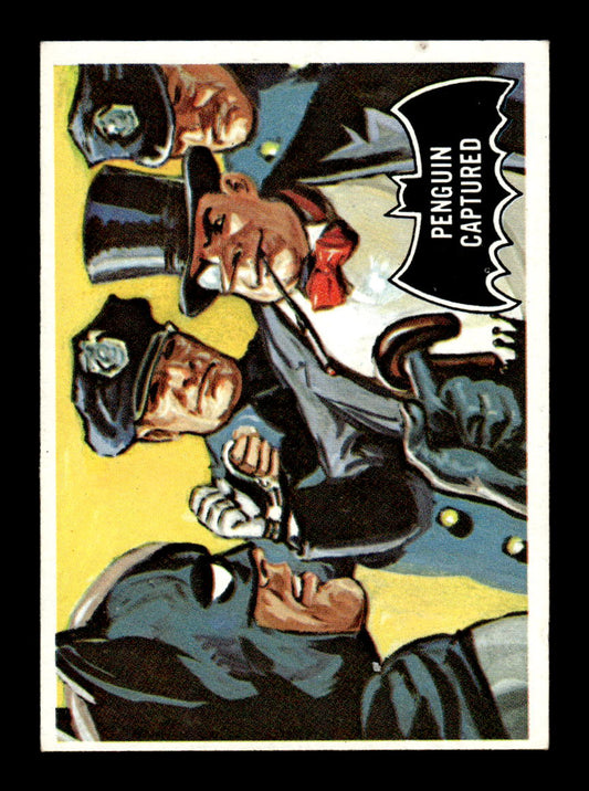 1966 Topps Batman (Black Bat Logo) #24 Penguin Captured VGEX CS26014269