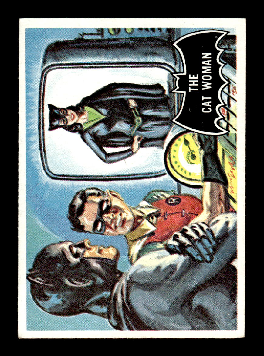 1966 Topps Batman (Black Bat Logo) #25 The Cat Woman VGEX CS26014270