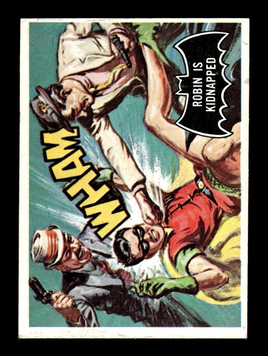 1966 Topps Batman (Black Bat Logo) #29 Robin is Kidnapped VGEX CS26014273