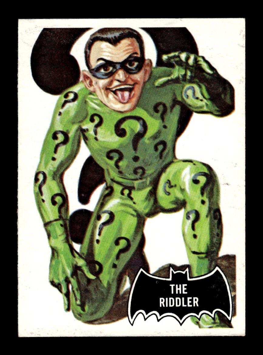 1966 Topps Batman (Black Bat Logo) #36 The Riddler VGEX CS26014278