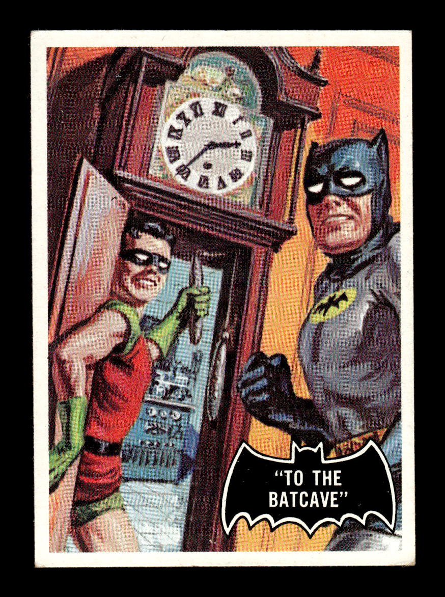 1966 Topps Batman (Black Bat Logo) #39 "To the Batcave" VGEX CS26014282