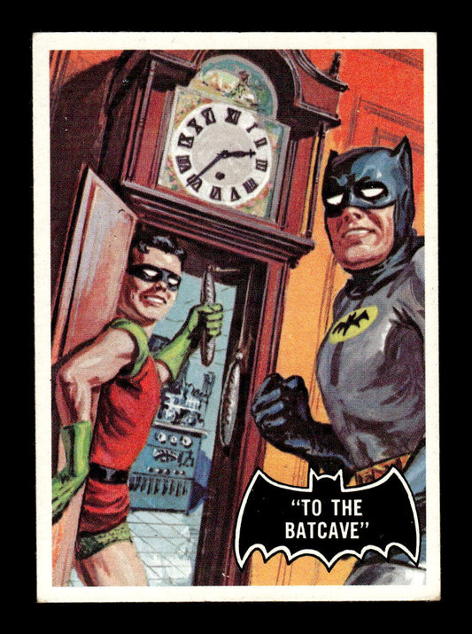1966 Topps Batman (Black Bat Logo) #39 "To the Batcave" VGEX CS26014282