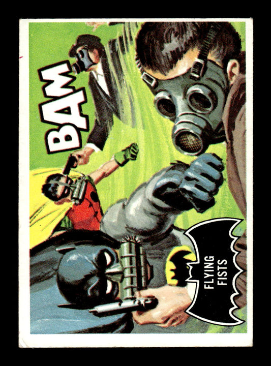 1966 Topps Batman (Black Bat Logo) #44 Flying Fists VGEX CS26014285