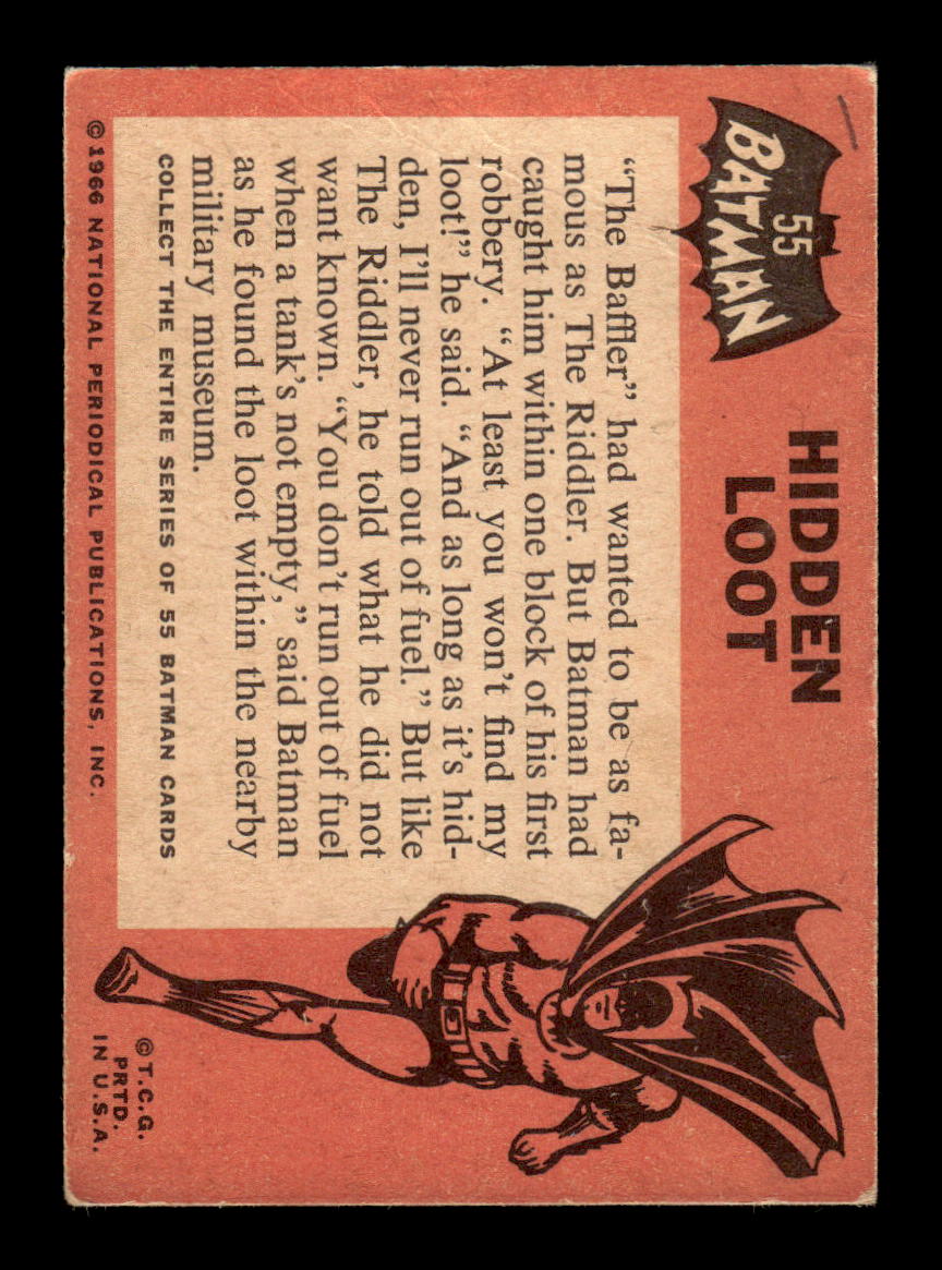 1966 Topps Batman (Black Bat Logo) #55 Hidden Loot VGEX CS26014291
