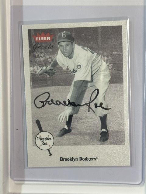 2002 Fleer Greats of the Game #NNO Preacher Roe Brooklyn Dodgers NMT CS26014312