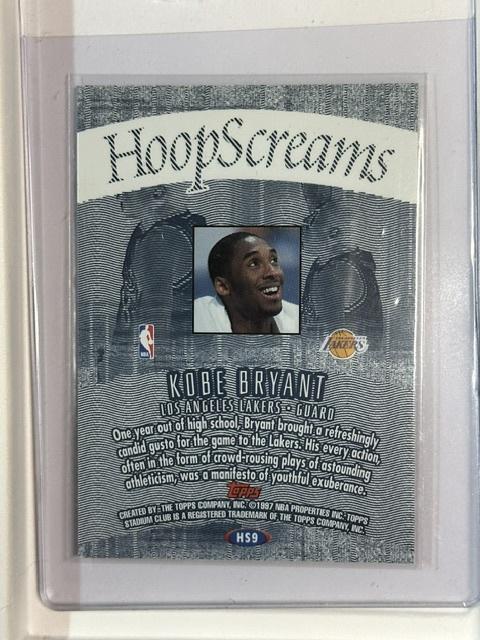 1997-98 Stadium Club #HS9 Kobe Bryant Los Angeles Lakers NMT CS26014317