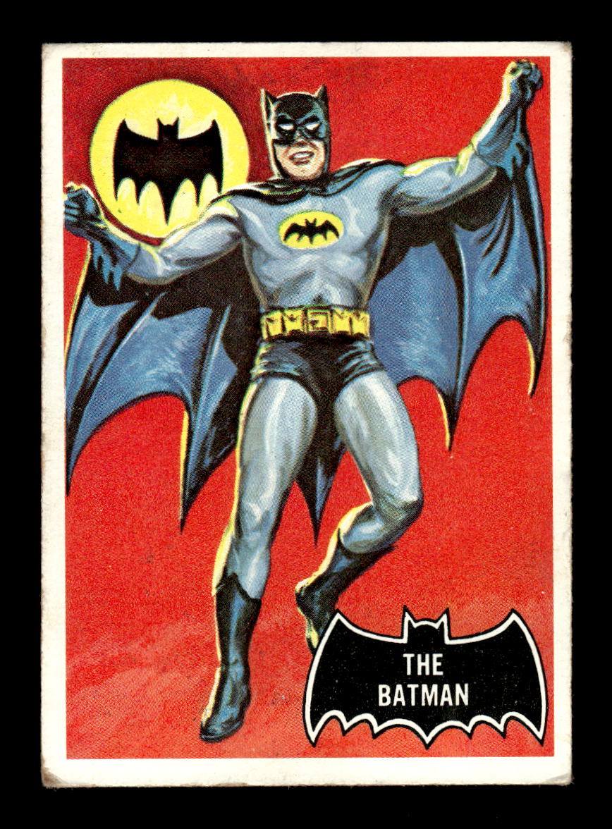1966 Topps Batman (Black Bat Logo) #1 The Batman VG CS26014318
