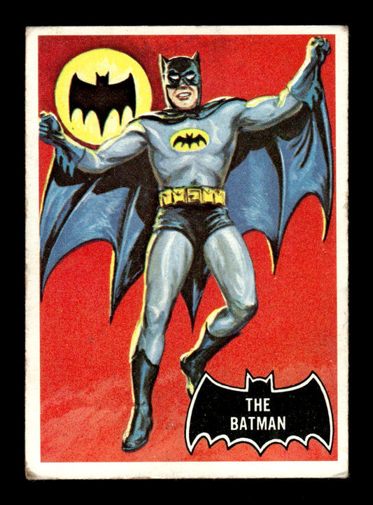 1966 Topps Batman (Black Bat Logo) #1 The Batman VG CS26014318