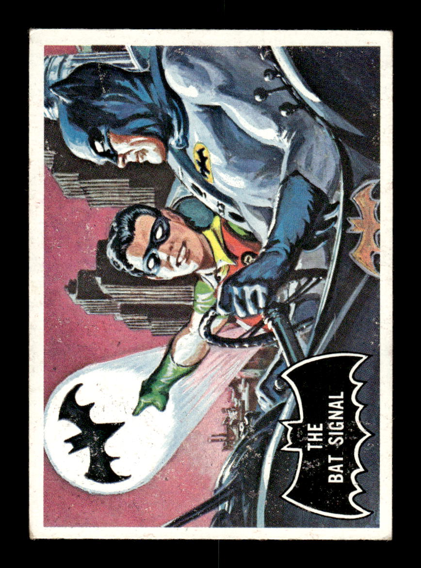 1966 Topps Batman (Black Bat Logo) #3 The Bat Signal VGEX CS26014320