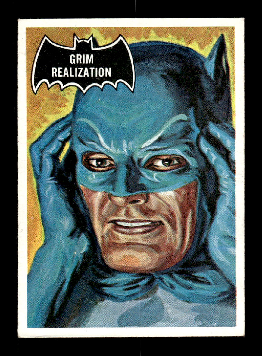 1966 Topps Batman (Black Bat Logo) #7 Grim Realization VGEX CS26014324