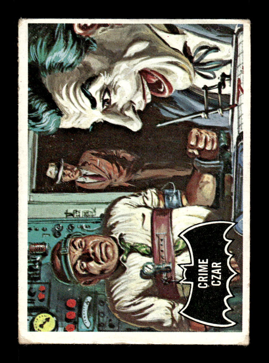 1966 Topps Batman (Black Bat Logo) #10 Crime Czar VG CS26014327