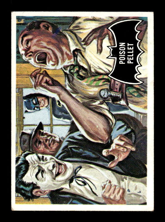 1966 Topps Batman (Black Bat Logo) #11 Poison Pellet VGEX CS26014328