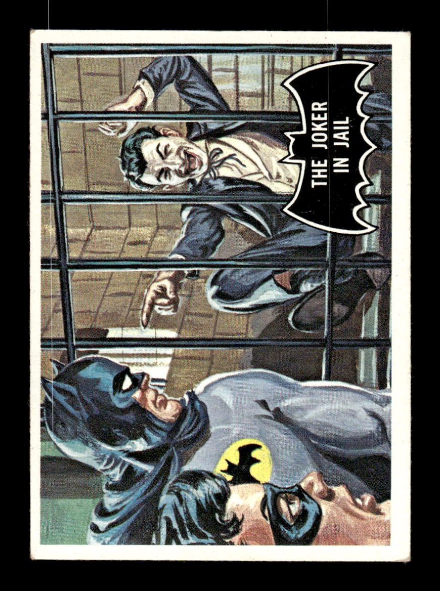 1966 Topps Batman (Black Bat Logo) #13 The Joker in Jail VGEX CS26014330