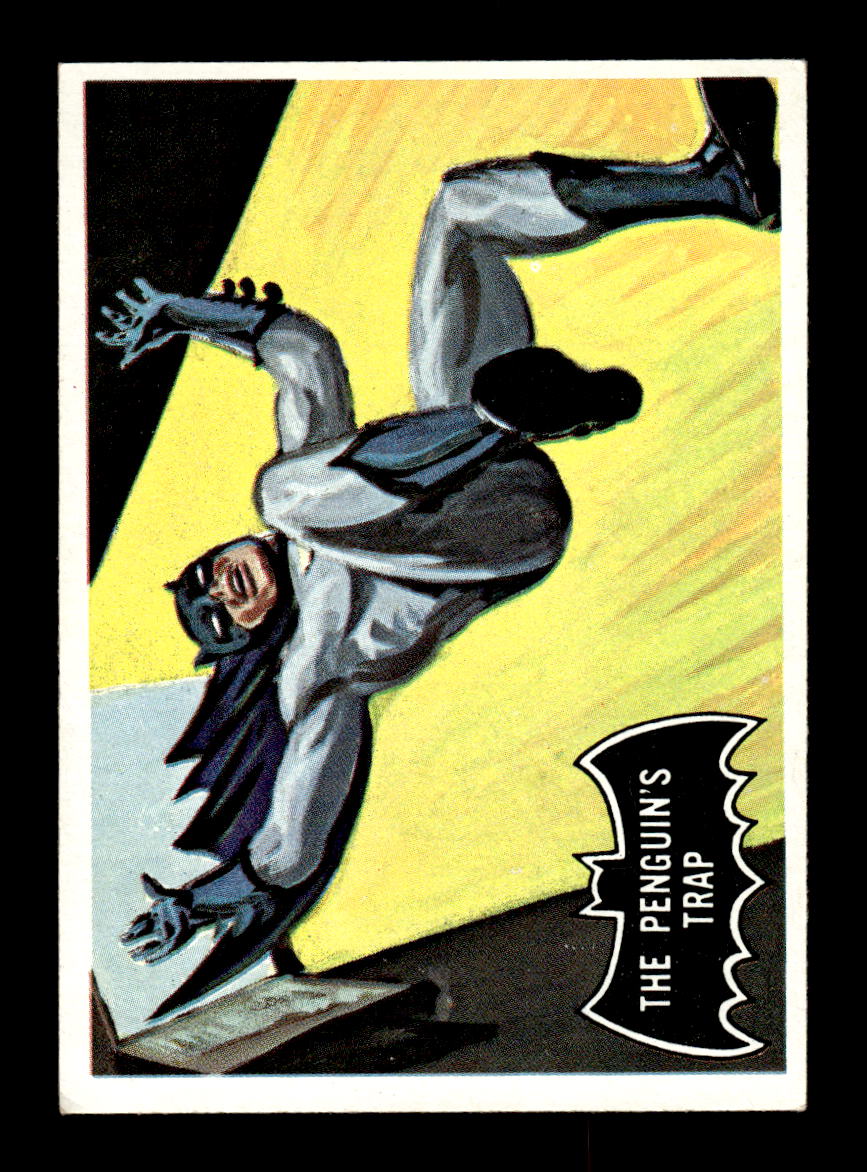 1966 Topps Batman (Black Bat Logo) #16 The Penguin's Trap VGEX CS26014333