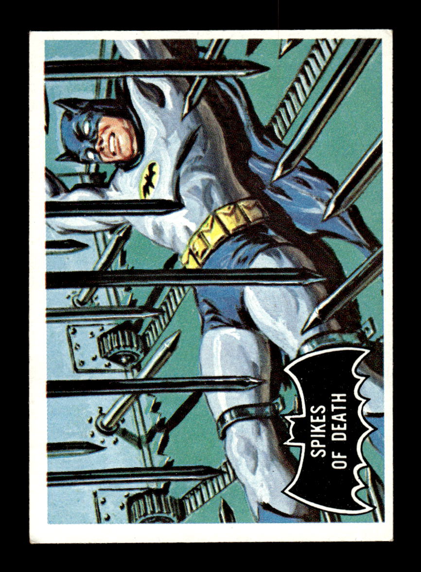1966 Topps Batman (Black Bat Logo) #17 Spikes of Death VGEX CS26014334
