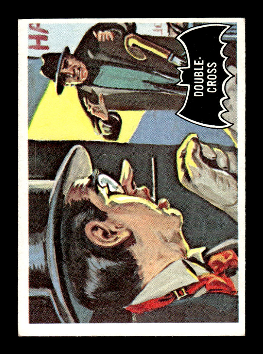1966 Topps Batman (Black Bat Logo) #22 Double-cross VGEX CS26014339