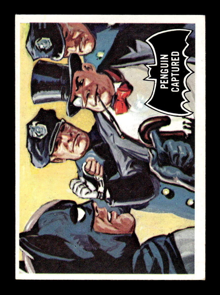 1966 Topps Batman (Black Bat Logo) #24 Penguin Captured VGEX CS26014341