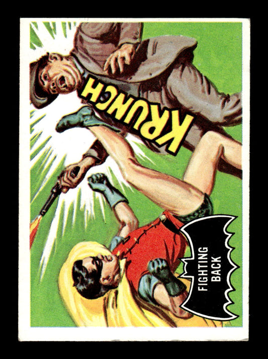 1966 Topps Batman (Black Bat Logo) #30 Fighting Back VGEX CS26014347