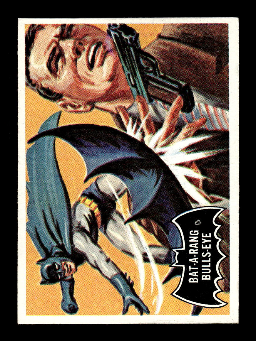 1966 Topps Batman (Black Bat Logo) #32 Bat-a-Rang Bulls-eye VGEX CS26014349