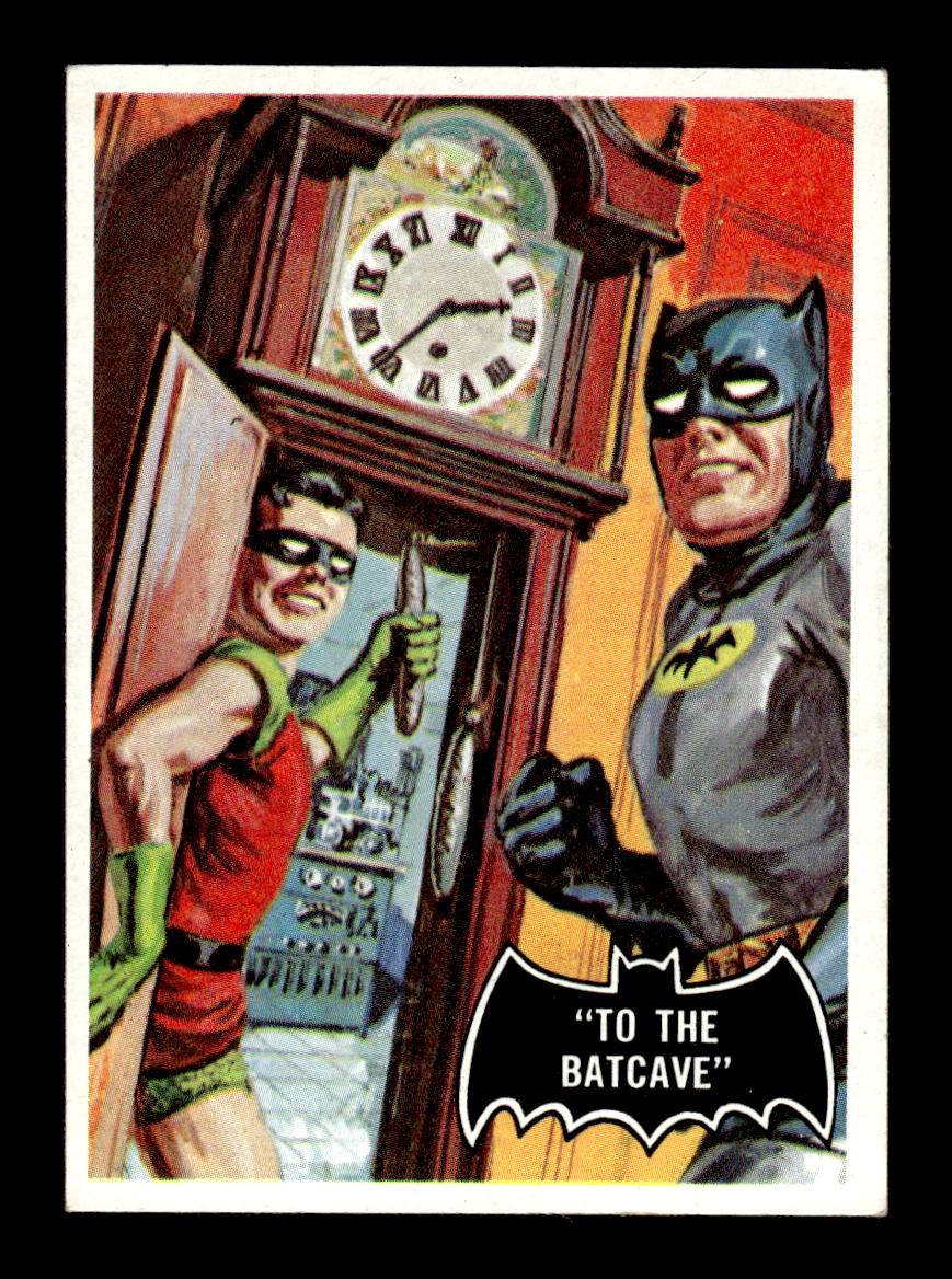 1966 Topps Batman (Black Bat Logo) #39 "To the Batcave" VGEX CS26014355