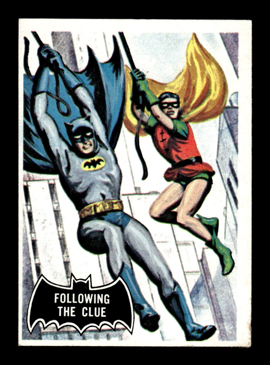1966 Topps Batman (Black Bat Logo) #40 Following the Clue VGEX CS26014356