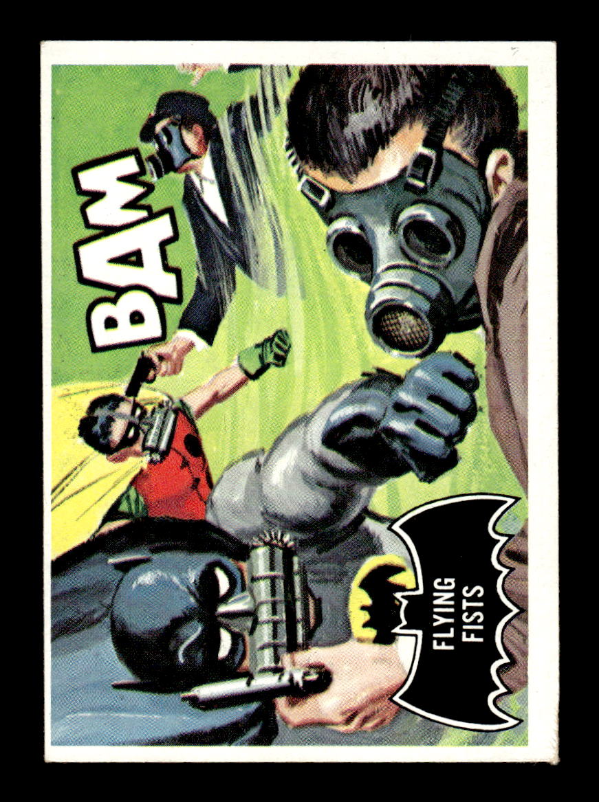 1966 Topps Batman (Black Bat Logo) #44 Flying Fists VGEX CS26014360