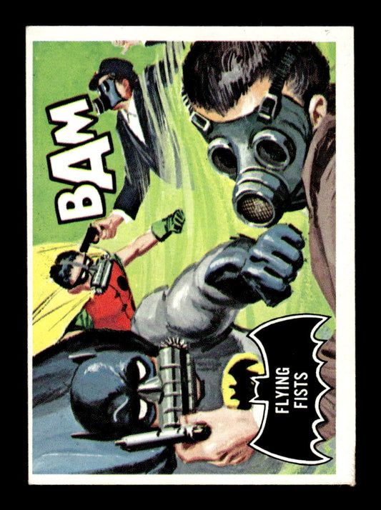 1966 Topps Batman (Black Bat Logo) #44 Flying Fists VGEX CS26014360