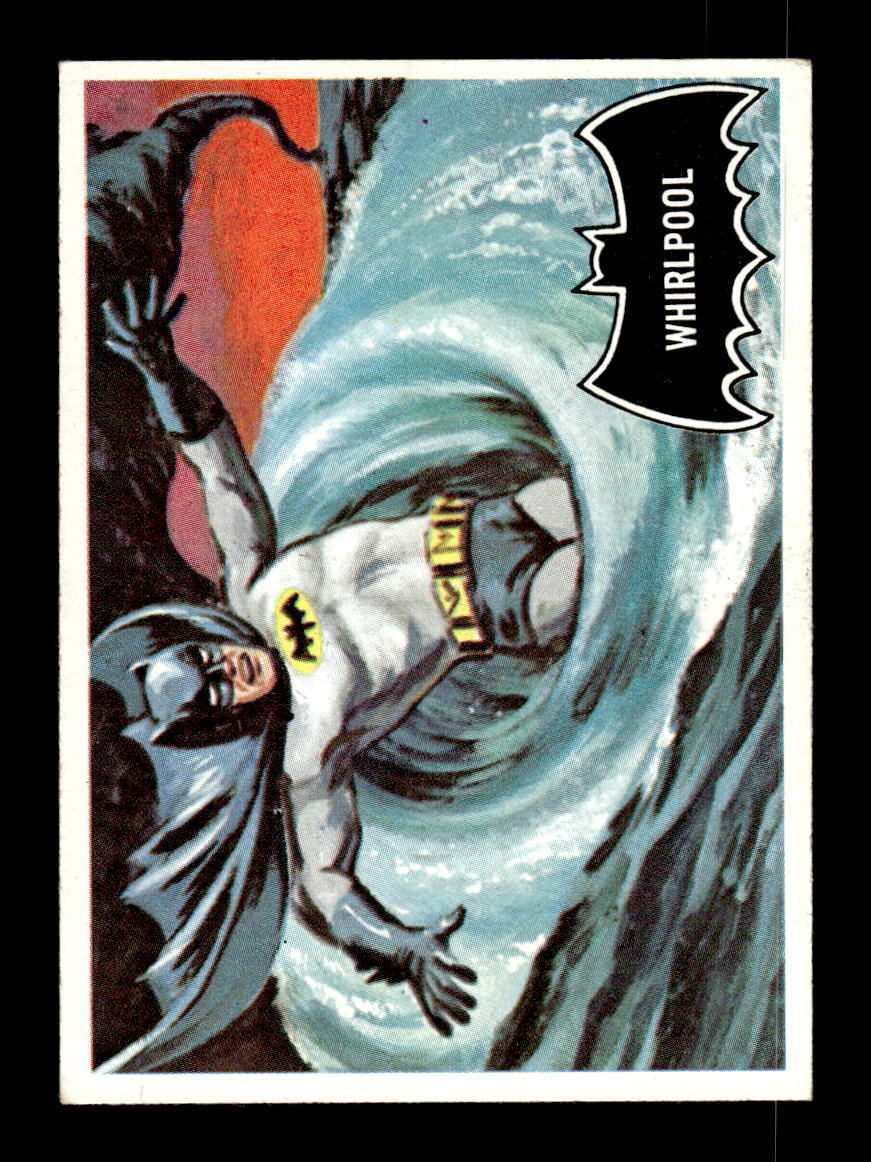 1966 Topps Batman (Black Bat Logo) #54 Whirlpool VGEX CS26014370