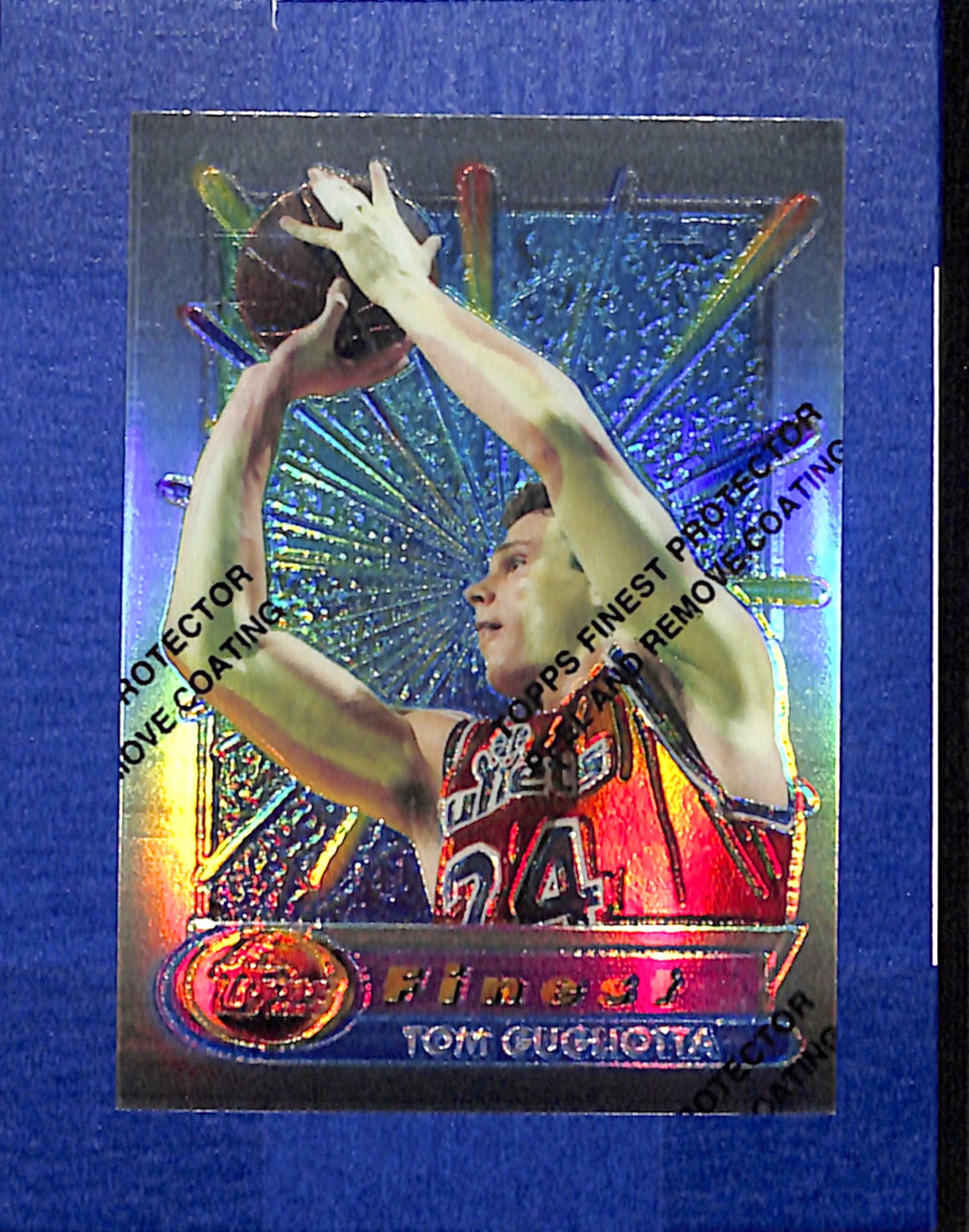 1994-95 Finest #95 Tom Gugliotta Washington Bullets Refractor NMT CS26014418
