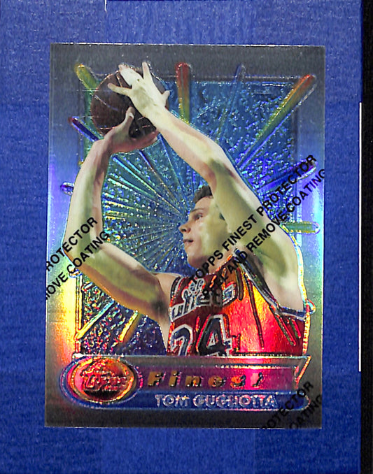 1994-95 Finest #95 Tom Gugliotta Washington Bullets Refractor NMT CS26014418