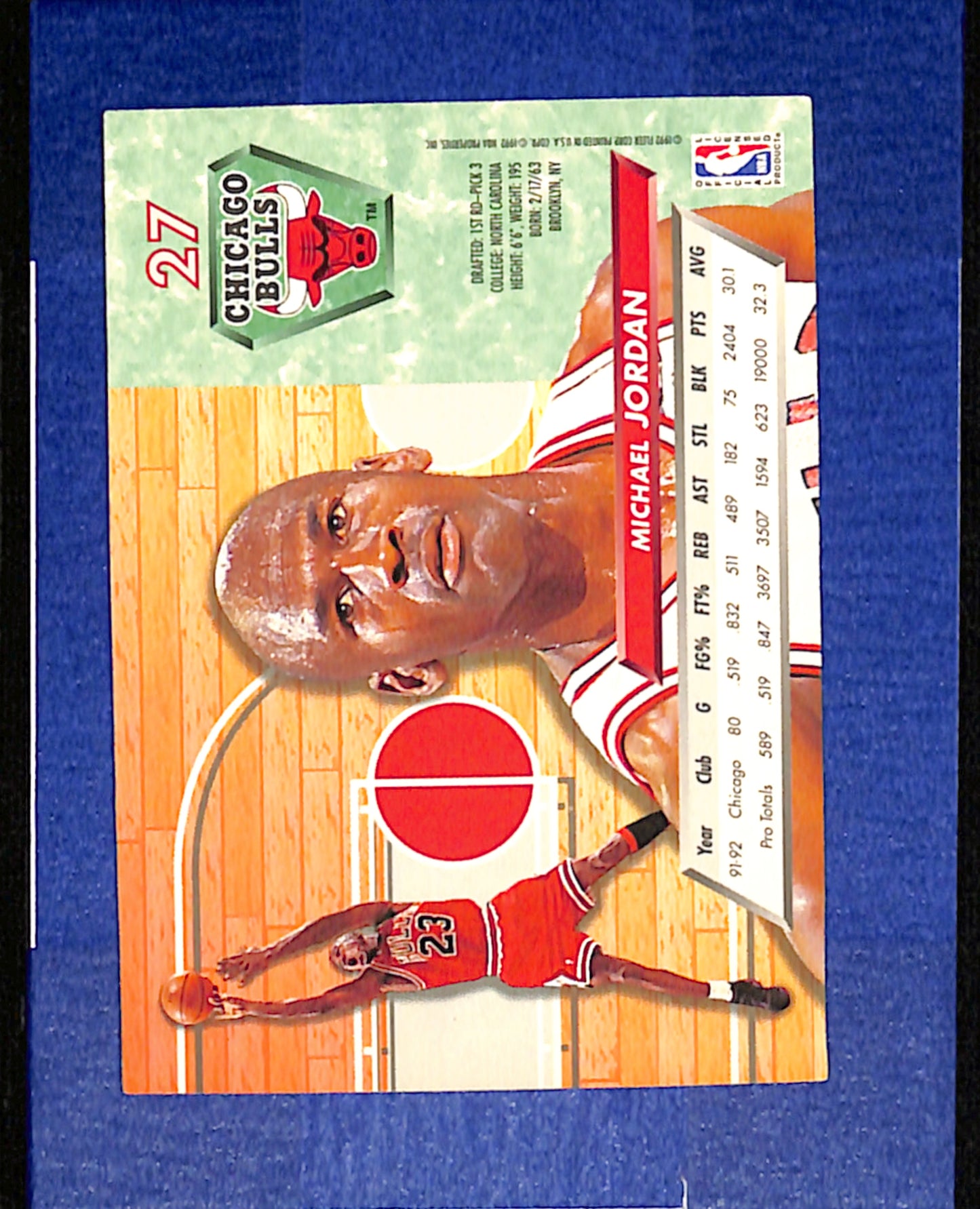 1992-93 Ultra #27 Michael Jordan Chicago Bulls NMT CS26014429