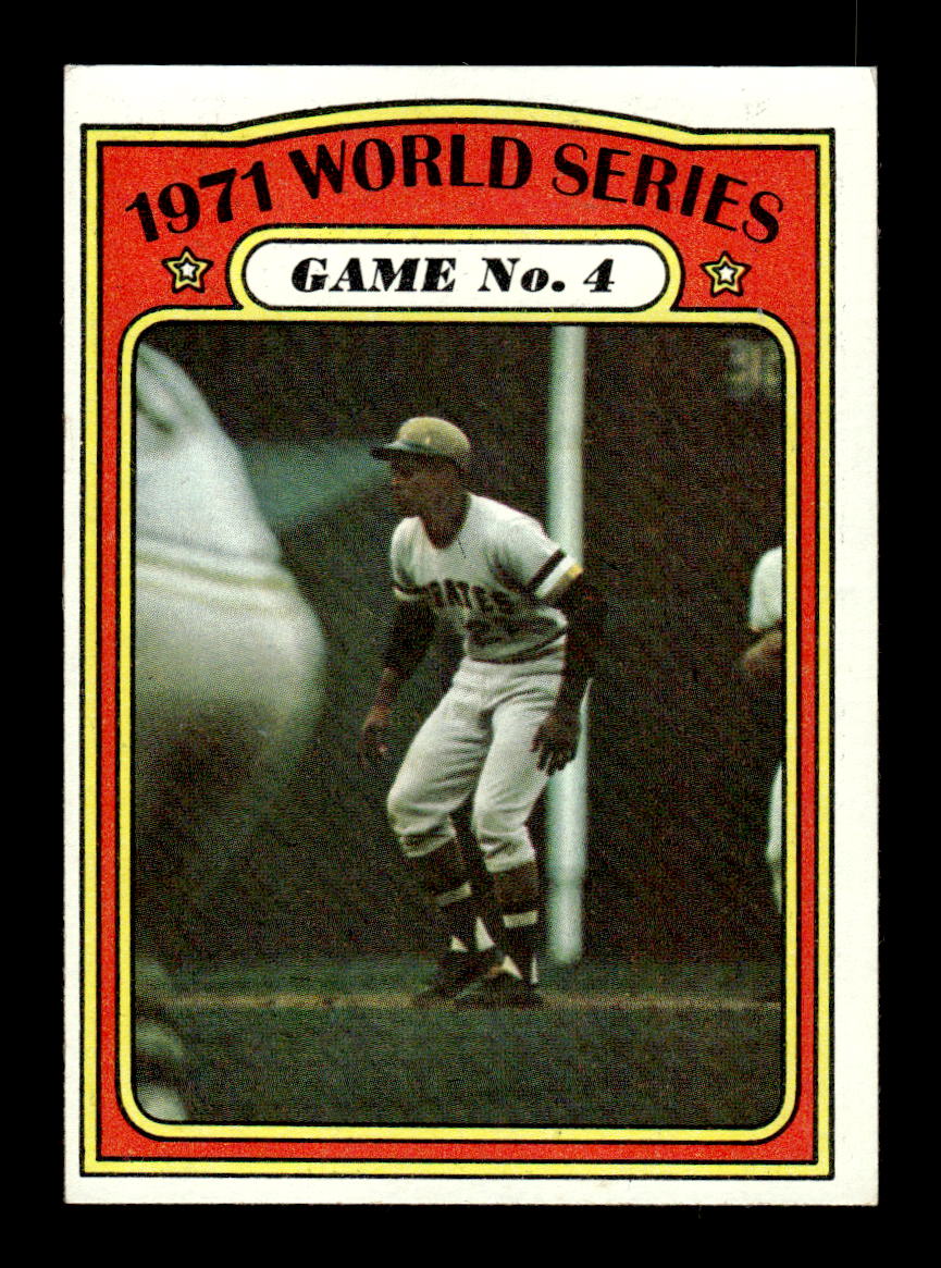 1972 Topps #226 1971 World Series Game No. 4 Pittsburgh Pirates EXMT CS26014437
