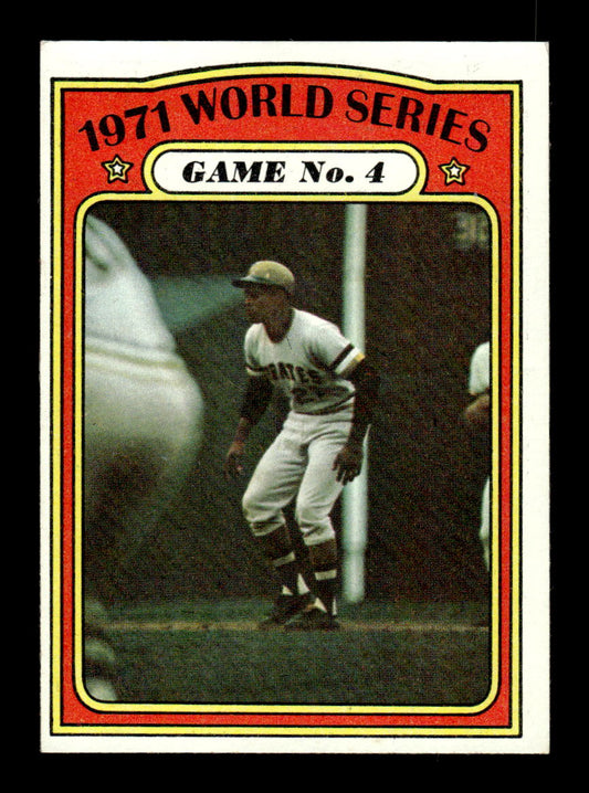1972 Topps #226 1971 World Series Game No. 4 Pittsburgh Pirates EXMT CS26014437