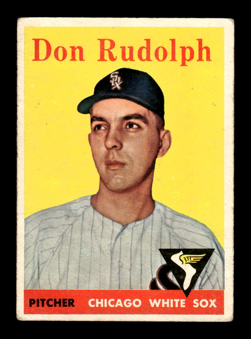 1958 Topps #347 Don Rudolph Chicago White Sox VG CS26014446