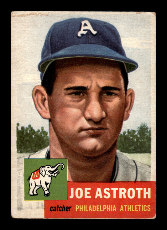 1953 Topps #103a Joe Astroth Philadelphia Athletics F/G CS26014453