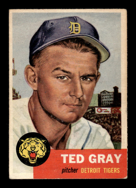 1953 Topps #52 Ted Gray Detroit Tigers VG CS26014456