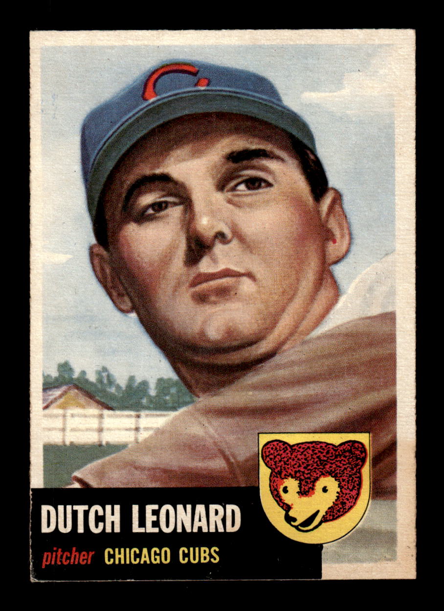 1953 Topps #155a Dutch Leonard Chicago Cubs VG CS26014460