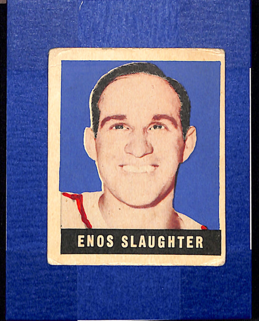 1948-49 Leaf #127 Enos Slaughter St. Louis Cardinals VG CS26014506
