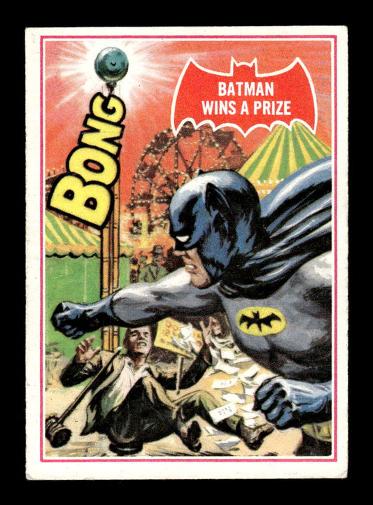 1966 Topps Batman Series A (Red Bat Logo) #21A Batman Wins a Prize VG CS26014507
