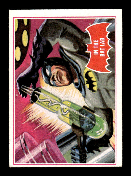 1966 Topps Batman Series A (Red Bat Logo) #25A In the Bat Lab VG CS26014508