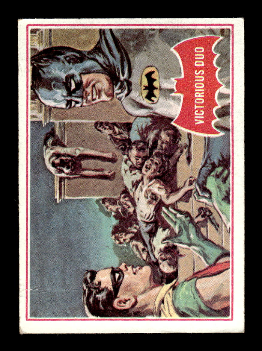 1966 Topps Batman Series A (Red Bat Logo) #28A Victorious Duo VG CS26014510
