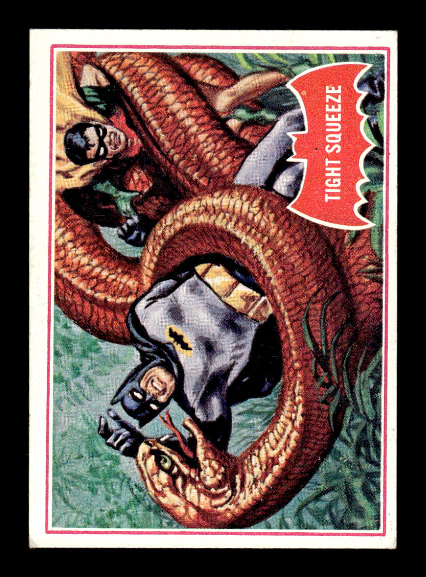 1966 Topps Batman Series A (Red Bat Logo) #24A Tight Squeeze VG CS26014511