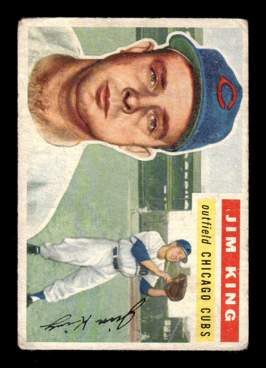 1956 Topps #74 Jim King Chicago Cubs Poor CS26014541