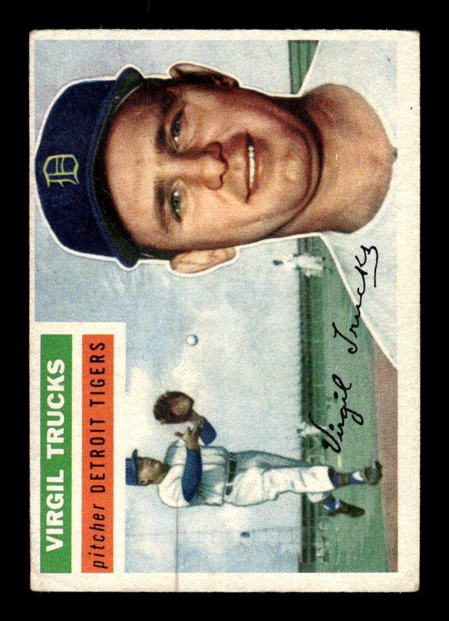 1956 Topps #117 Virgil Trucks Detroit Tigers Poor CS26014548