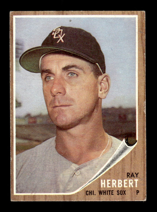 1962 Topps #8 Ray Herbert Chicago White Sox EX CS26014571