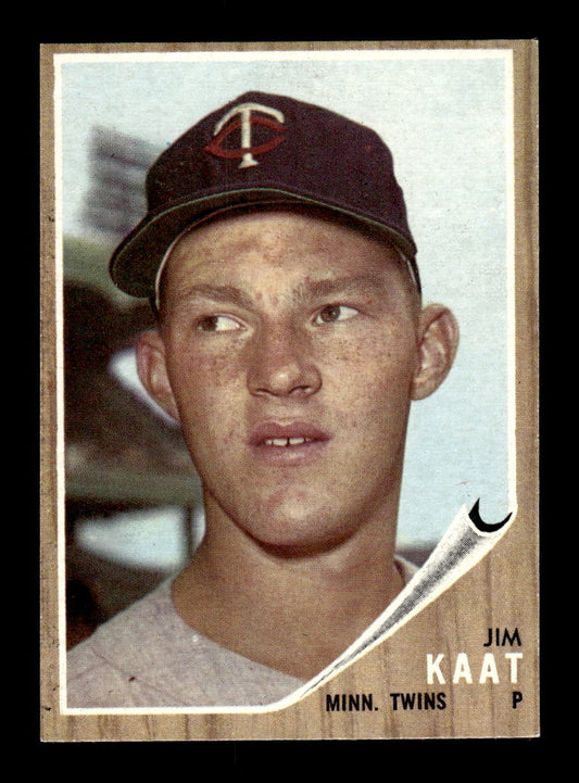 1962 Topps #21 Jim Kaat Minnesota Twins EX CS26014578