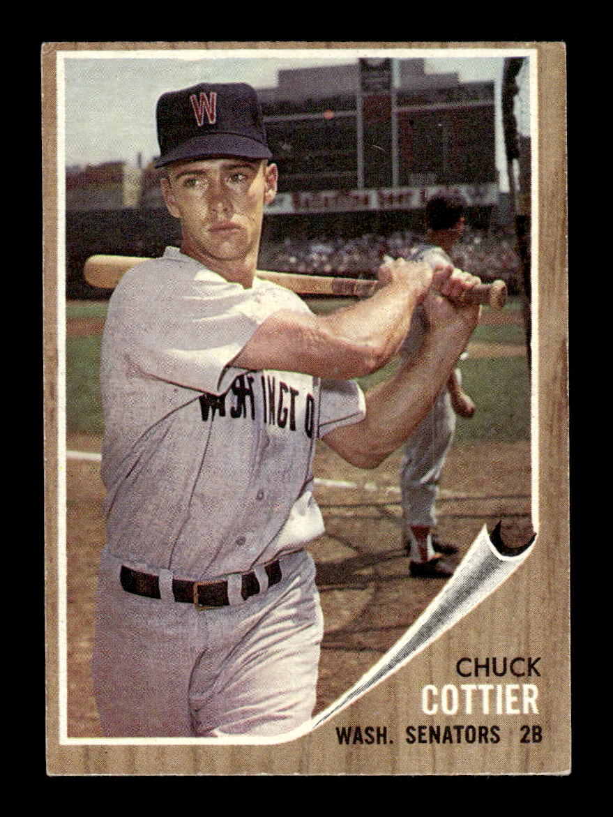 1962 Topps #27 Chuck Cottier Washington Senators EX CS26014583