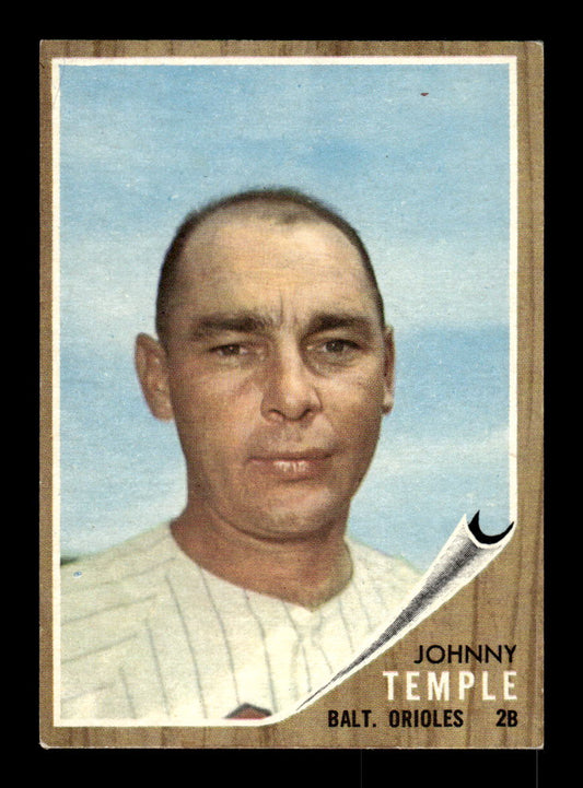 1962 Topps #34 Johnny Temple Baltimore Orioles EX CS26014588