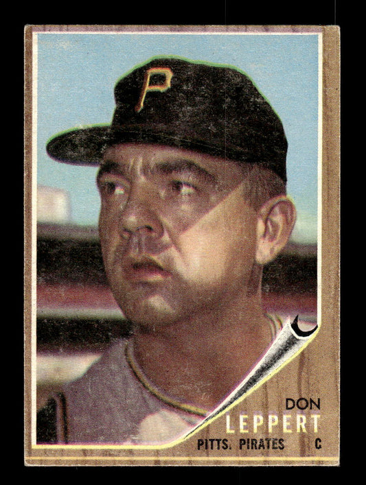 1962 Topps #36 Don Leppert Pittsburgh Pirates EX CS26014589