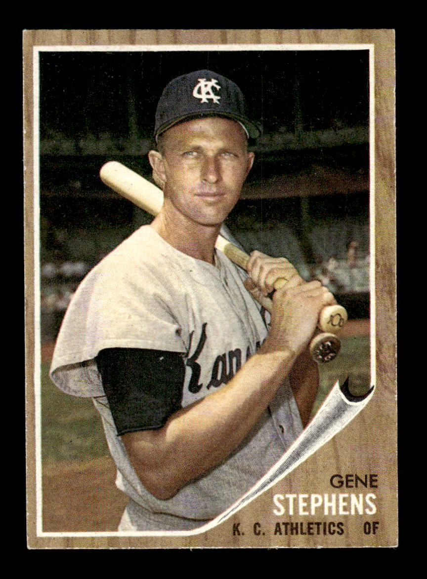 1962 Topps #38 Gene Stephens Kansas City Athletics EX CS26014591